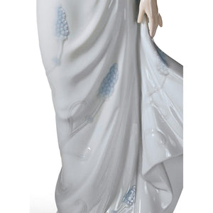 Lladro A Flower's Whisper Woman Figurine