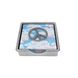 Mariposa Peace (2967) Beaded Napkin Box Set