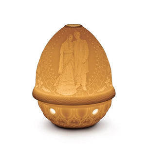 Lladro Indian Wedding Lithophane - Votive