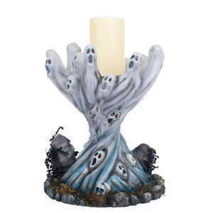 Katherine's Collection Seers and Takers Lost Souls Pillar Candle Holder