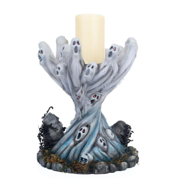 Load image into Gallery viewer, Katherine's Collection Seers and Takers Lost Souls Pillar Candle Holder
