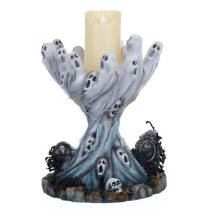 Katherine's Collection Seers and Takers Lost Souls Pillar Candle Holder