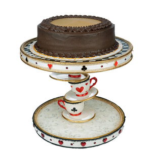 Katherine's Collection Topsy Turvy Teacup Cake Plate