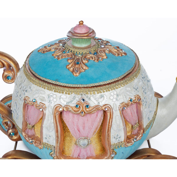 Load image into Gallery viewer, Katherine's Collection Teapot Carriage Candy Bowl
