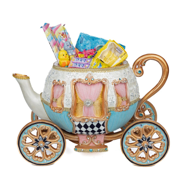 Load image into Gallery viewer, Katherine's Collection Teapot Carriage Candy Bowl
