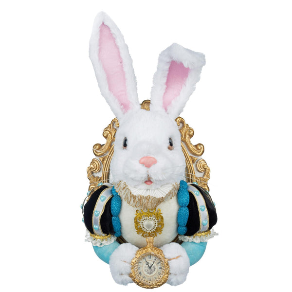 Load image into Gallery viewer, Katherine&#39;s Collection White Rabbit Door Knocker – Pastel
