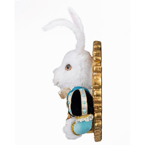Katherine's Collection White Rabbit Door Knocker – Pastel