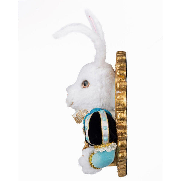 Load image into Gallery viewer, Katherine&#39;s Collection White Rabbit Door Knocker – Pastel
