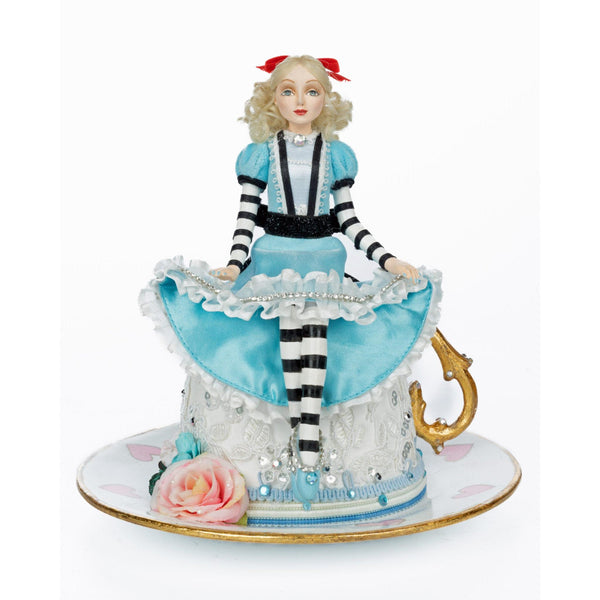 Load image into Gallery viewer, Katherine's Collection Alice on Teacup – Pastel
