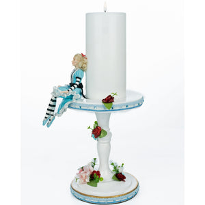 Katherine's Collection Tiny Alice Pillar Candle – Pastel