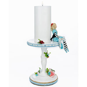 Katherine's Collection Tiny Alice Pillar Candle – Pastel