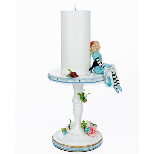 Load image into Gallery viewer, Katherine's Collection Tiny Alice Pillar Candle – Pastel
