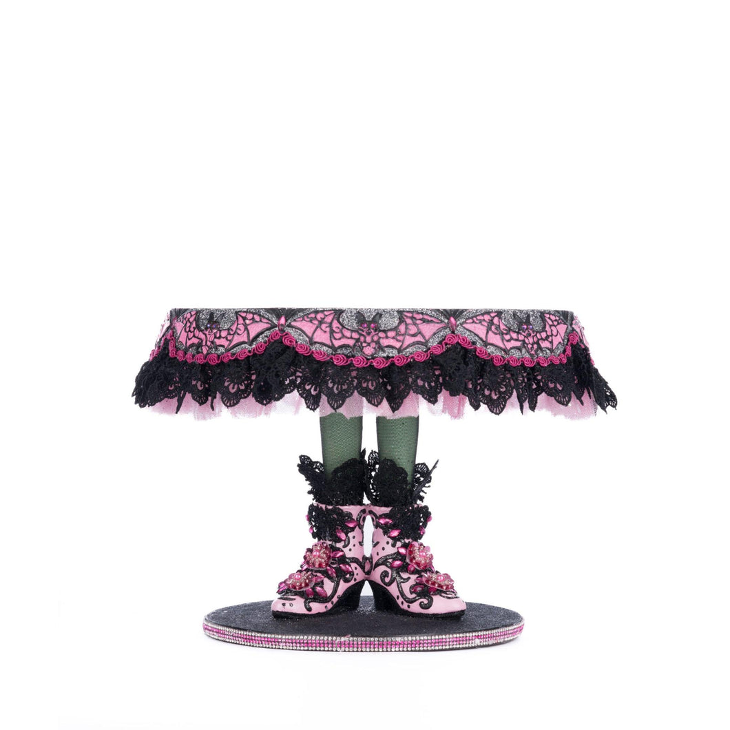 Katherine's Collection Witch Boots Cake Plate