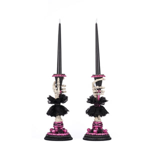 Katherine's Collection Skeleton Hand Candle Sticks Set of 2