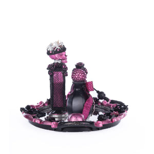 Katherine's Collection Pink Passion Vanity Tray with Bottles Set