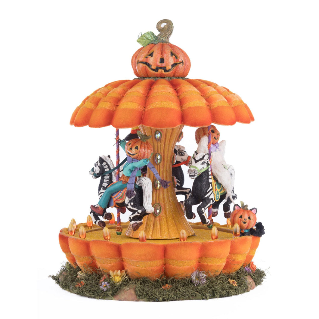 Katherine's Collection Pumpkin Carousel