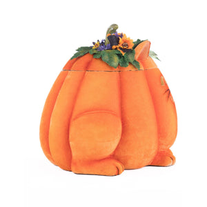 Katherine's Collection Jackie The Kitty Cat Pumpkin Candy Container
