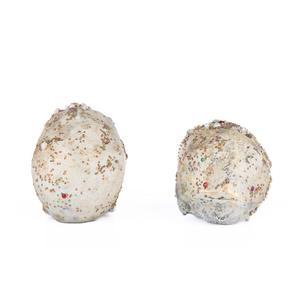 Load image into Gallery viewer, Katherine's Collection Tabletop Jewel Encrusted Skulls Assortment of 2
