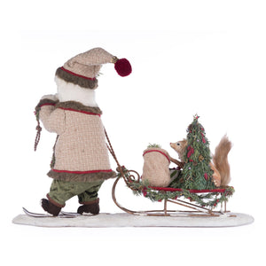 Katherine's Collection Polar Bear With Forest Friends Table Top