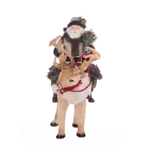 Katherine's Collection Santa Riding Caribou
