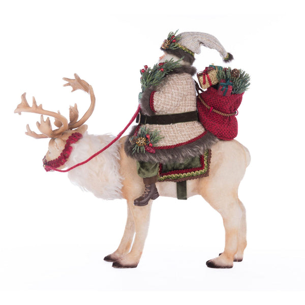 Load image into Gallery viewer, Katherine's Collection Santa Riding Caribou
