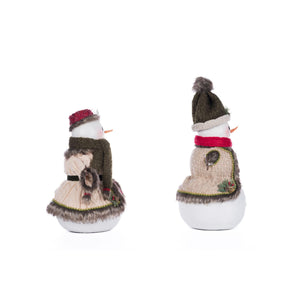 Katherine's Collection Mr. And Mrs. North Country Snowman Assortment of 2