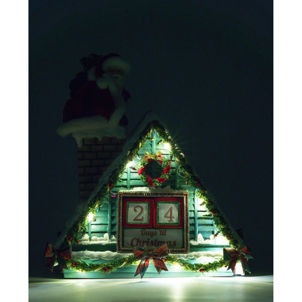 Load image into Gallery viewer, Katherine&#39;s Collection Santa In Chimney Christmas Countdown
