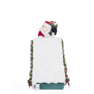 Katherine's Collection Santa In Chimney Christmas Countdown