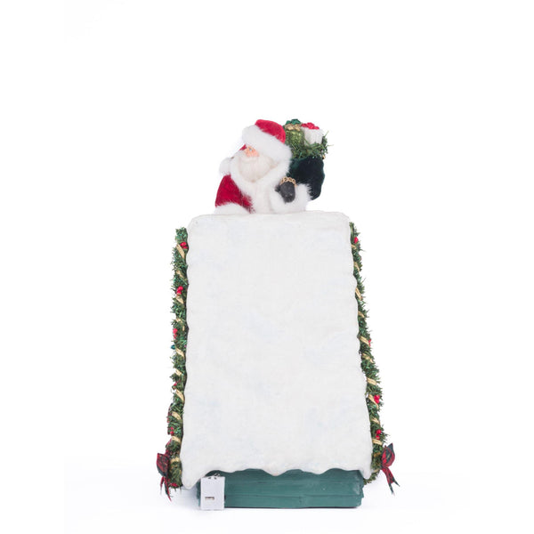 Load image into Gallery viewer, Katherine&#39;s Collection Santa In Chimney Christmas Countdown
