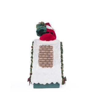 Katherine's Collection Santa In Chimney Christmas Countdown