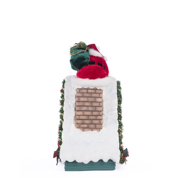 Load image into Gallery viewer, Katherine&#39;s Collection Santa In Chimney Christmas Countdown
