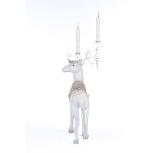Katherine's Collection Crystal Christmas Standing Deer Candleholder