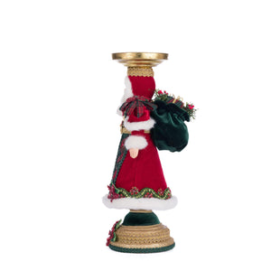 Katherine's Collection Holiday Magic Santa Candlestick
