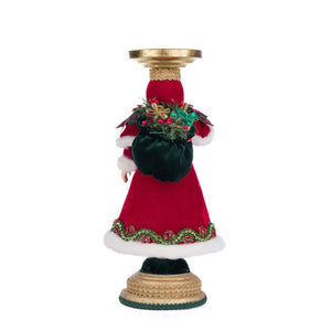 Katherine's Collection Holiday Magic Santa Candlestick