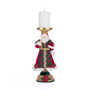 Katherine's Collection Holiday Magic Santa Candlestick