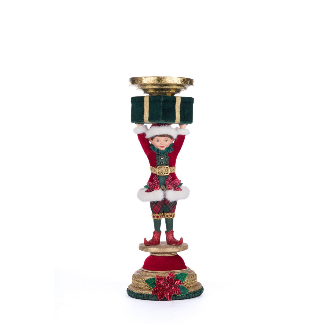 Katherine's Collection Holiday Magic Elf Candlestick