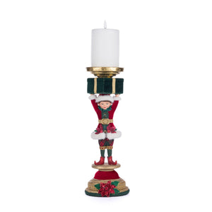 Katherine's Collection Holiday Magic Elf Candlestick