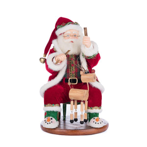 Katherine's Collection Holiday Magic Santa With Marionette