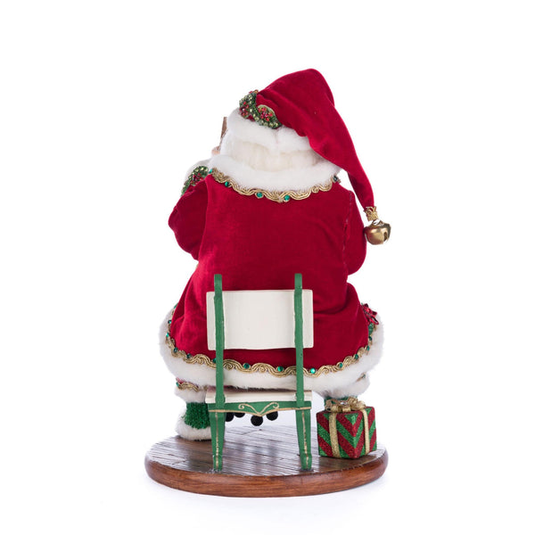Load image into Gallery viewer, Katherine&#39;s Collection Holiday Magic Santa With Marionette
