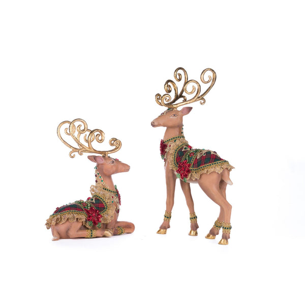 Load image into Gallery viewer, Katherine&#39;s Collection Holiday Magic Deer Assortment of 2
