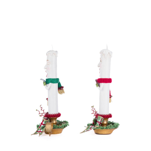 Load image into Gallery viewer, Katherine&#39;s Collection Village Of Holly Woods Caroling Candles Assortment of 2
