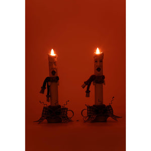Katherine's Collection Village Of Holly Woods Caroling Candles Assortment of 2