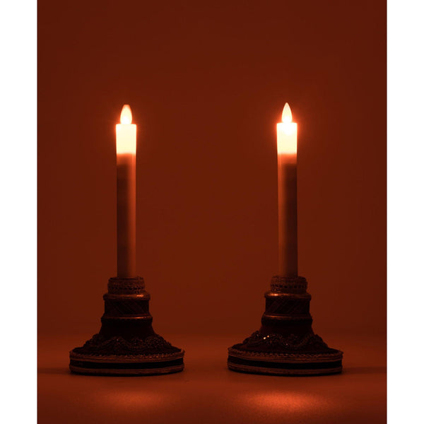 Load image into Gallery viewer, Katherine&#39;s Collection Holiday Magic Candle Sticks Set Of 2
