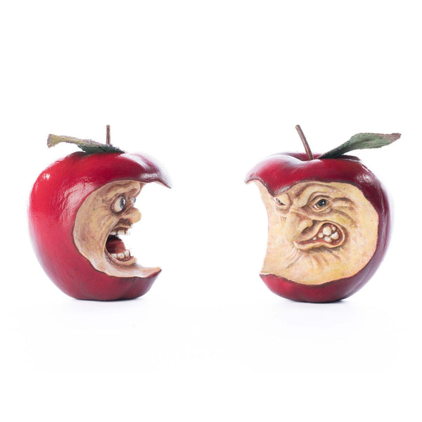 Load image into Gallery viewer, Katherine&#39;s Collection Toxic Terry and Noxious Nelson Apples Assortment of 2
