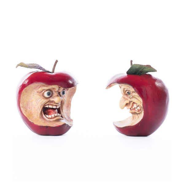 Load image into Gallery viewer, Katherine&#39;s Collection Toxic Terry and Noxious Nelson Apples Assortment of 2
