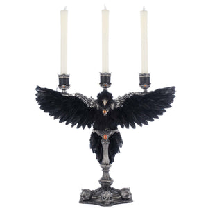 Katherine's Collection Macabre Crow Candelabra