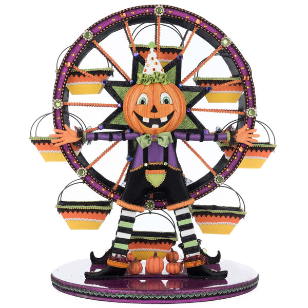 Load image into Gallery viewer, Katherine&#39;s Collection Pumpkin Ferris Wheel Cupcake Holder
