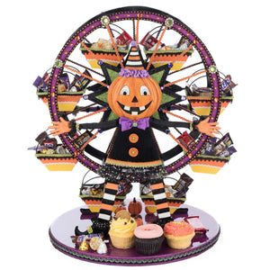 Katherine's Collection Pumpkin Ferris Wheel Cupcake Holder