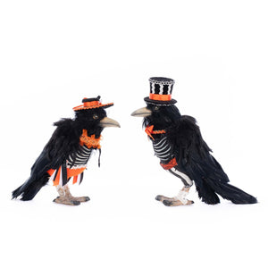 Katherine's Collection Edgar Allen and Poe the Crows Assortment of 2