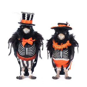 Katherine's Collection Edgar Allen and Poe the Crows Assortment of 2